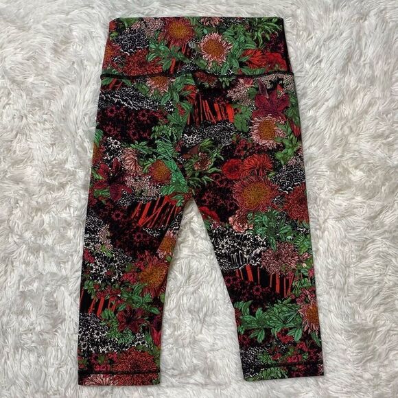 Lululemon Wunder Under Hi-Rise Leggings Sz 6 Tights 17" Inseam Zen Garden - Picture 8 of 10
